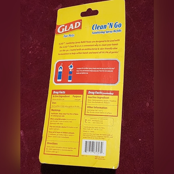 Glad clean 'n go pet spray - Picture 3 of 4